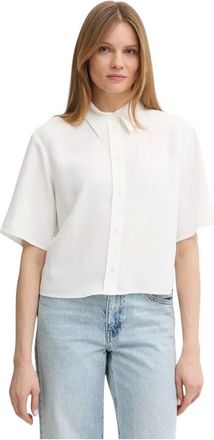 Marc O'Polo Dames, Blouses & Shirts, Wit, Maat: XL
