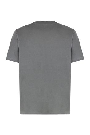 Our Legacy Mens T-Shirt Boxy Crew Neck Worn Black Cotton T-Shirts And Polos