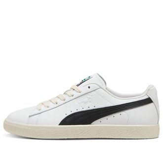 Puma Clyde Leather White Black 398703-01