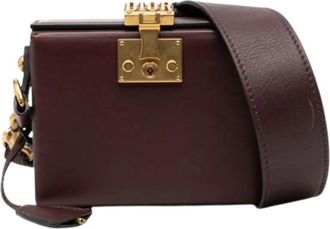 Dior Pre-owned Cross Body Bags, female, Red, Size: ONE SIZE Pre-owned Leather Crossbody Bag
