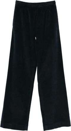 BRIGLIA 1949 drawstring corduroy trousers - Blue