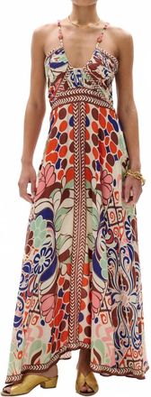 Carolina K Joyce Midi Dress In Punta Print