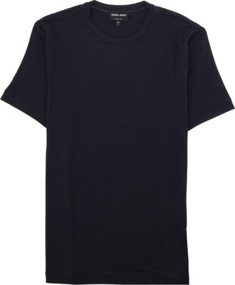 Giorgio Armani Crew Neck Viscose-Blend Jersey T-Shirt