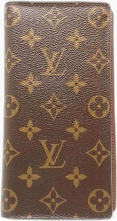 Louis Vuitton Pre-owned Wallets, female, Brown, Size: ONE SIZE Pre-owned Canvas Wallet