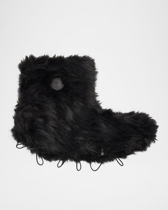 Moncler Men & apos;s Gaiter Trailgrip Faur Fur Ankle Boots