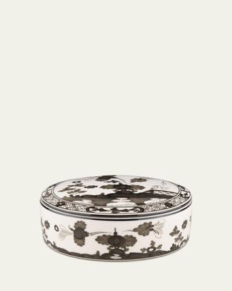 Ginori 1735 Albus Round Covered Box