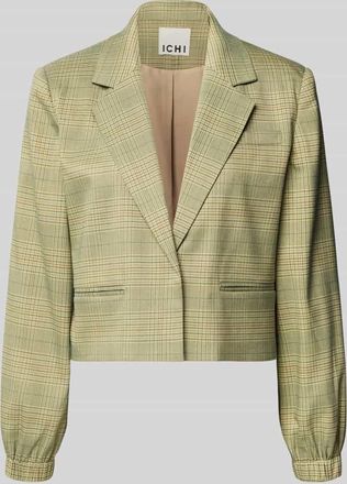 Ichi Regular Fit Blazer mit elastischen &Auml;rmelabschl&uuml;ssen Modell Joli in Hellgruen, Gr&ouml;&szlig;e 34