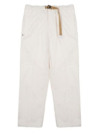 White Sand Pima Cotton Blend Relaxed Pants