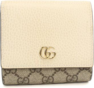 Gucci Ivory Leather Pvc Wallet (Bi-Fold) (Pre-Owned)