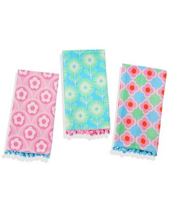 Tiramisu Retro Pop Floral Towel Set