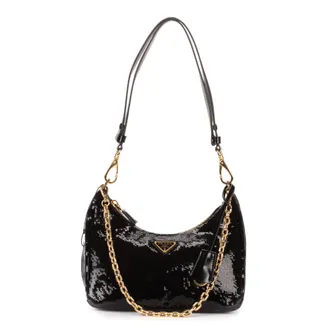 Prada Re-Nylon Sequinned Mini schoudertas