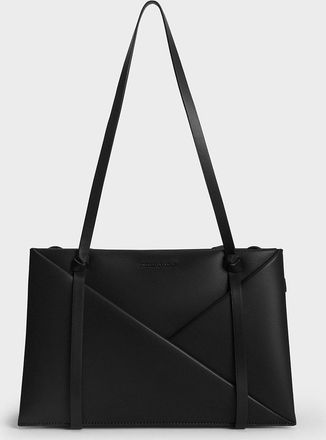 Charles & Keith Midori Geometric Tote Bag