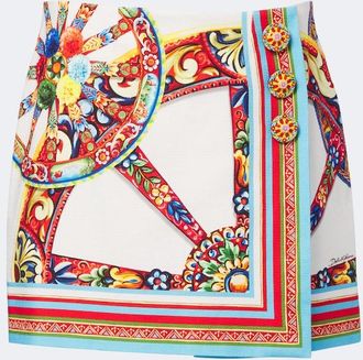Dolce & Gabbana Minigonna Carretto in cotone