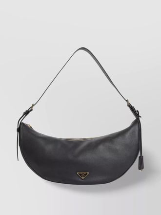 Prada large calf leather shoulder bag