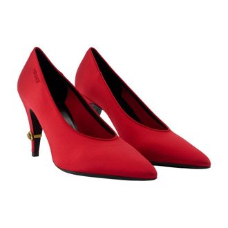 Versace Womens T.90 Pump Red Cotton