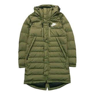 Nike Sportswear Mens Winter Long Down Fill Green AJ7949-222