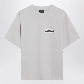 Balenciaga White Masking Tape T Shirt, Medium Fit