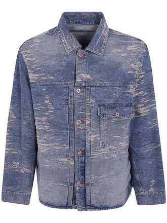 Emporio Armani Jacket Classic Denim Light Blue Denim