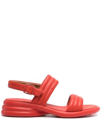 Camper Spiro leren sandalen - Rood