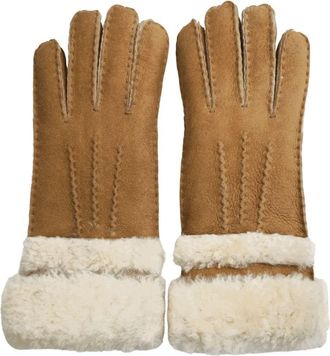 TruClothing Suede Leather Plush Cuff Winter Thermal Lined Gloves