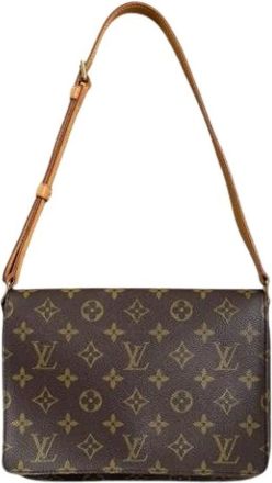 Louis Vuitton Pre-owned Shoulder Bags, female, Brown, Size: ONE SIZE Pre-owned Canvas Shoulder Bag