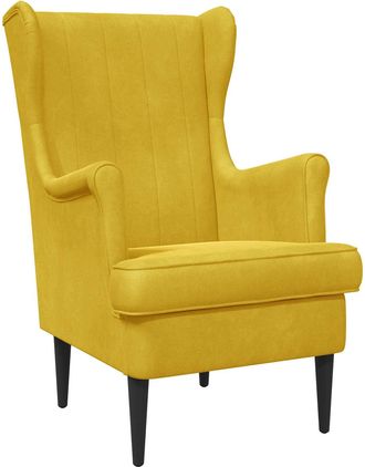 vidaXL Sill&oacute;n Amarillo Terciopelo Vidaxl
