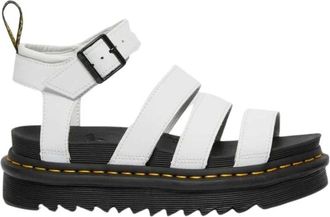 Dr. Martens Schoenen, Dames, Wit, 40 EU, Leer, Leren Sandaal Blaire