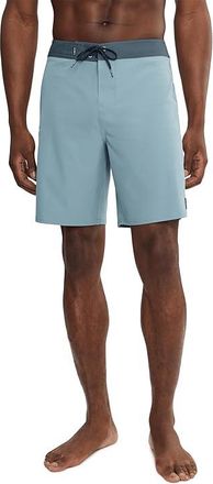 O'Neill Hyperfreak Heat Solid 19 Boardshorts Mens Swimwear Stone Blue : 30, Elastane/Polyester