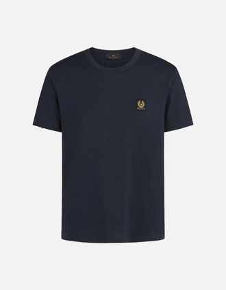 Belstaff Mens Belstaff Short Sleeved T-Shirt Dark Ink - Navy - Size: 40