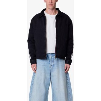 mnml Skeleton Work Jacket in Black at Nordstrom, Size Xx-Large