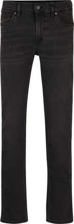 HUGO BOSS Mens Delaware Slim Fit Jeans in Dark Grey - Size 36W/34L