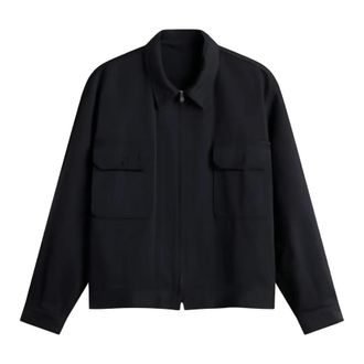 Woolrich Alaskan Shirt Jacket - Heren - Zomerjassen - Zwart - XL - Wol - Jassen
