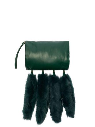 Burberry borsa con maniche a palloncino - Verde