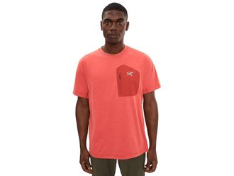 Arc'teryx Konseal Pocket Short Sleeve Shirt Mens Clothing Stone Red/Dark Stone : 2XL, Polyester