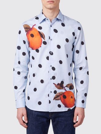 Paul Smith Long-Sleeved Polka Dot Viscose Shirt