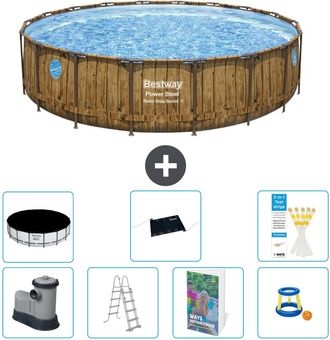Bestway Piscina Bestway Power Steel Redonda - 549x122 Cm - 8-piezas S559