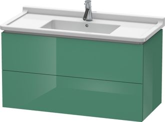 Duravit Duravit L-cube Mueble De Pared, 2 Cajones, 1020mm, Para Starck 3, Color: Jade Laca Alto Brillo - Lc626600303