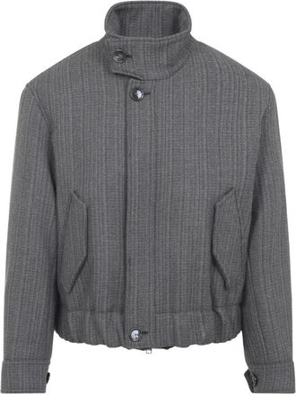 Ami Grey Wool Blend Jacket Aw25