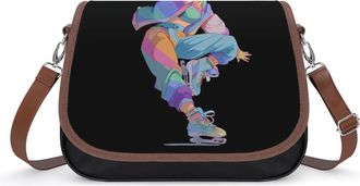 Generic Ice Skaters (1) Crossbody Bags for Women Shoulder Messenger Bag Purse Handbags