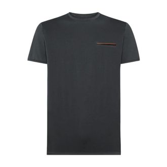 Roberto Ricci Design T-Shirts, male, Green, 3XL, Pocket Oxford Shirt