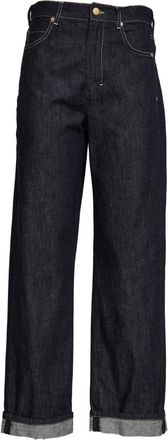 Max Mara Straight Jeans - Dames - Regular Fit Jeans - Blauw - XS - Katoen - Jeans