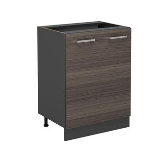 Vicco Mueble Bajo De Cocina R-line, Gris Noble, 60 Cm Sin Encimera