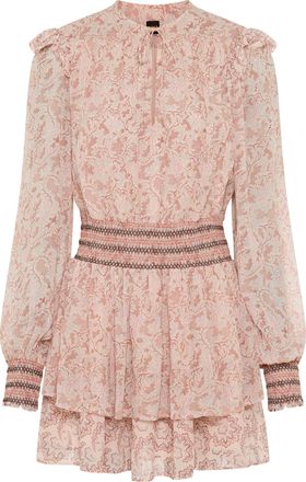 Boss Orange by Hugo Boss Druckkleid BOSS ORANGE Darmia Premium Damenmode, Damen, Gr. 34, N-Gr, open miscellaneous 974, Web, Obermaterial: 100% Viskose, gemustert, tailliert kn