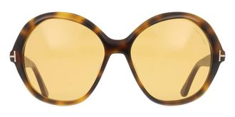 Tom Ford FT1282 ANNABELLE-02 52E Womens Sunglasses Tortoiseshell Size 60