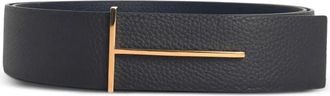 Tom Ford Slim T Reversible Riem - Heren - Riemen - Bruin - 85 CM - Leer - Accessoires