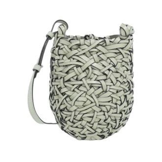 Loewe Pre-owned Basket Handbag - Dames - Vintage Tas - Groen - ONE Size - Leer - Vintage