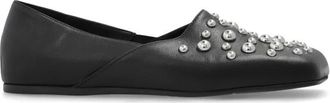 Vic Matié Ballerinas, female, Black, Size: 7 US Leather Boots with Studs