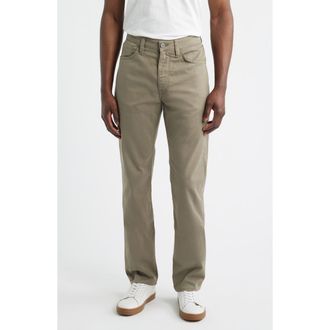 34 Heritage Courage CoolMax Straight Leg 5-Pocket Pants in Light Olive Coolmax at Nordstrom, Size 30 X 32