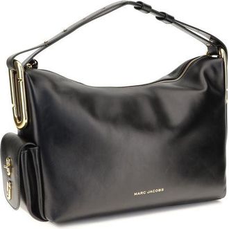 Marc Jacobs Womens Black Calf Leather Bos Taurus Shoulder Bag
