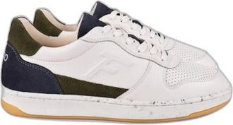 Faguo Stijlvolle Suede Sneakers - Heren - Sneakers - Wit - 44 EU - Schoenen
